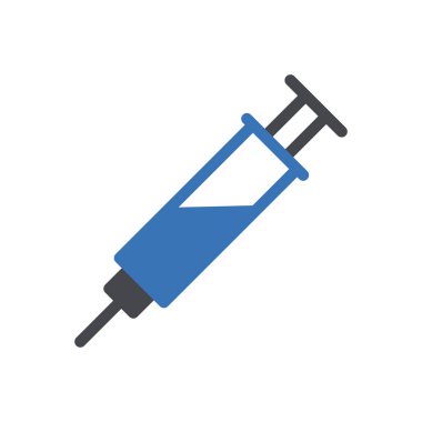 Şeffaf bir arkaplan üzerinde enjeksiyon vektör çizimi. Konsept ve grafik tasarımı için mükemmel kalite sembolleri.. 