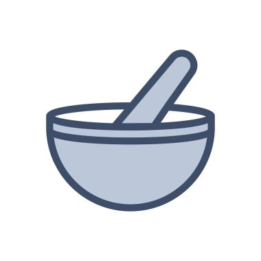 Şeffaf bir arkaplan üzerinde pestle vektör illüstrasyonu. Konsept ve grafik tasarım için prim kalite simgeleri.. 