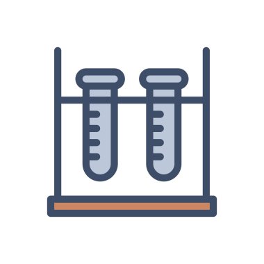 Şeffaf bir arkaplanda vektör illüstrasyonunu test edin. Konsept ve grafik tasarımı için kaliteli simgeler.. 
