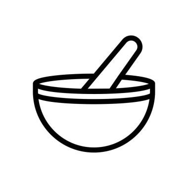 Şeffaf bir arkaplan üzerinde pestle vektör çizimi. Konsept ve grafik tasarım için ince çizgi simgesi.. 