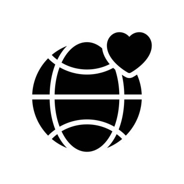 Şeffaf bir arkaplan üzerinde küresel vektör illüstrasyonu. Konsept ve grafik tasarımı için özel kalite semboller.. 