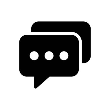 Şeffaf bir arkaplan üzerinde ileti vektör illüstrasyonu. Konsept ve grafik tasarımı için kaliteli semboller.. 