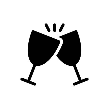 Şeffaf bir arkaplanda cam vektör çizimi. Konsept ve grafik tasarım simgeleri için kaliteli semboller.. 