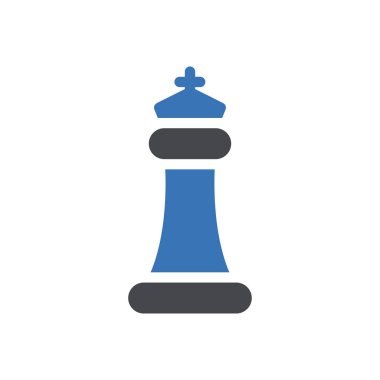 Saydam bir arkaplan üzerinde satranç vektör çizimi. Konsept ve grafik tasarımı için özel kalite semboller.. 