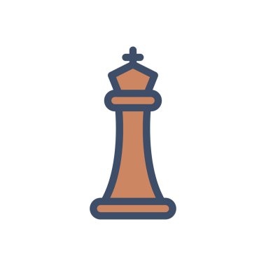 Saydam bir arkaplan üzerinde satranç vektör illüstrasyonu. Konsept ve grafik tasarımı için birinci sınıf kalite simgeler.. 