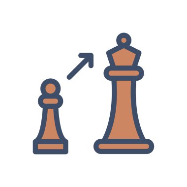 Şeffaf bir arkaplan üzerinde strateji vektör çizimi. Konsept ve grafik tasarım için birinci sınıf kalite simgeler.. 