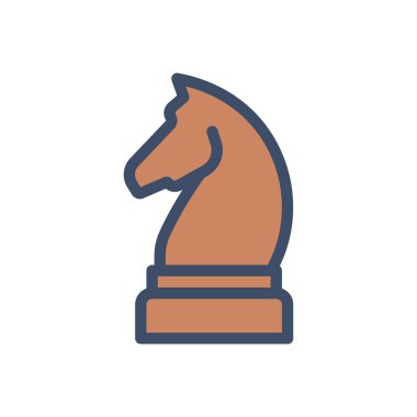 Saydam bir arkaplan üzerinde satranç vektör illüstrasyonu. Konsept ve grafik tasarımı için birinci sınıf kalite simgeler.. 