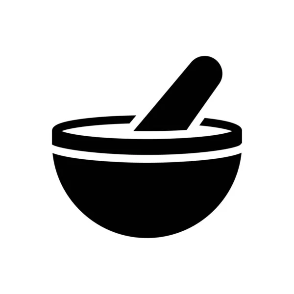 Pestle Vector Ilustración Sobre Fondo Transparente Símbolos Calidad Premium Glifos — Vector de stock