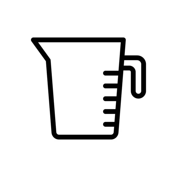 Jug Vector Illustration Transparent Background Premium Quality Symbols Thin Line — 스톡 벡터