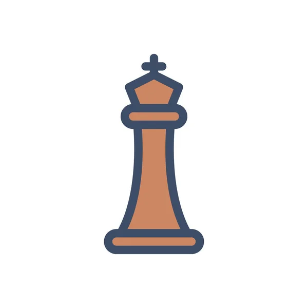 Chess Vector Illustration Transparent Background Premium Quality Symbols Stroke Icon — Stock Vector