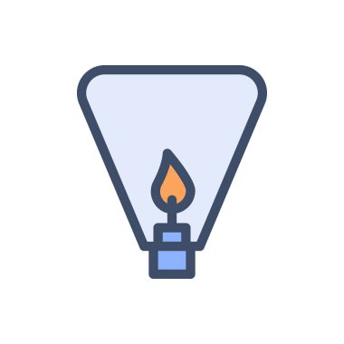 Şeffaf bir arkaplan üzerinde mum vektör illüstrasyonu. Konsept ve grafik tasarım için birinci sınıf kalite simgeler.. 