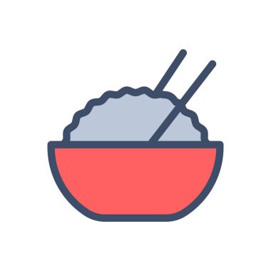 Şeffaf bir arkaplan üzerinde pirinç vektör çizimi. Konsept ve grafik tasarımı için birinci sınıf kalite semboller.. 