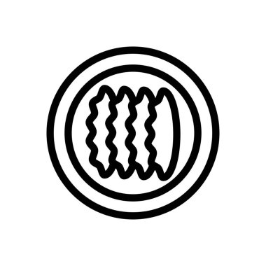 dumpling vector illustration on a transparent background.Premium quality symbols.Thin line icon for concept and graphic design. 