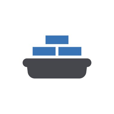 Şeffaf bir arkaplan üzerinde pasta vektör çizimi. Konsept ve grafik tasarımı için mükemmel kalite semboller.. 