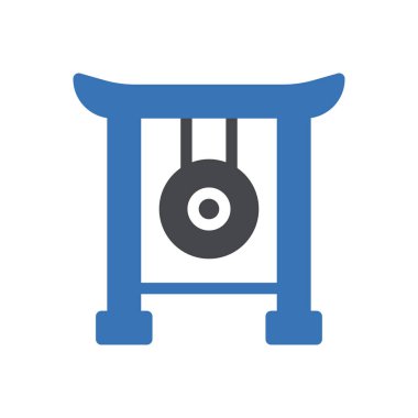 Şeffaf bir arkaplan üzerinde çan vektör illüstrasyonu. Konsept ve grafik tasarım için mükemmel kalite semboller.. 