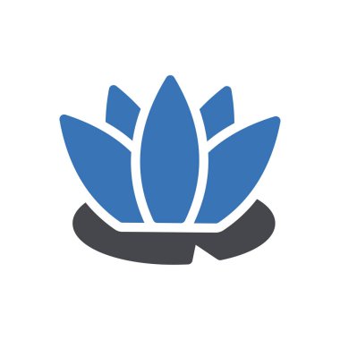 Şeffaf bir arkaplan üzerinde çiçek vektör illüstrasyonu. Konsept ve grafik tasarım için özel kalite semboller.. 