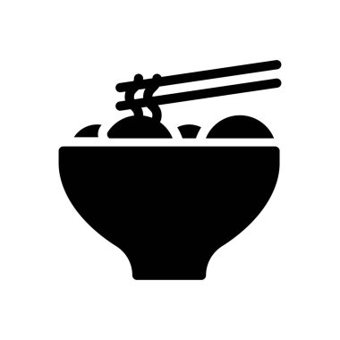 Şeffaf bir arkaplan üzerinde kase vektör çizimi. Konsept ve grafik tasarım simgeleri için kaliteli semboller.. 