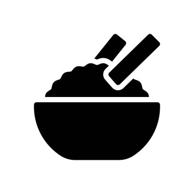 Şeffaf bir arkaplan üzerinde pirinç vektör çizimi. Konsept ve grafik tasarımı için özel kalite semboller.. 