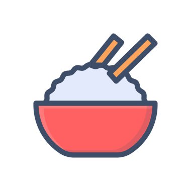 Şeffaf bir arkaplan üzerinde pirinç vektör çizimi. Konsept ve grafik tasarımı için birinci sınıf kalite semboller.. 