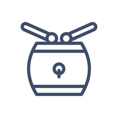 Şeffaf bir arkaplanda bal vektörü çizimi. Konsept ve grafik tasarımı için ince çizgi simgesi.. 