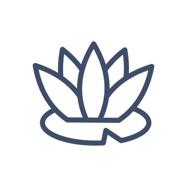 Şeffaf bir arkaplan üzerinde çiçek vektör çizimi. Premium kalite semboller. Konsept ve grafik tasarım için ince çizgi simgesi. 