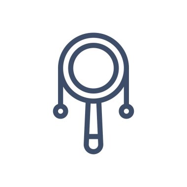 rattle vector illustration on a transparent background.Premium quality symbols.Thin line icon for concept and graphic design. 