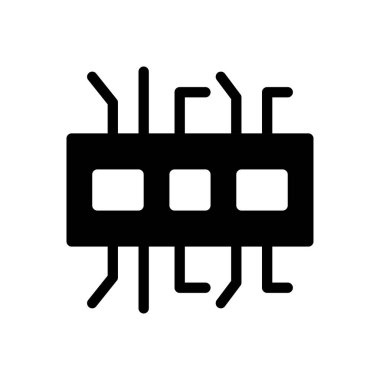 Şeffaf bir arkaplanda örümcek çipi çizimi. Premium kalite semboller. Konsept ve grafik tasarım için simgeler.