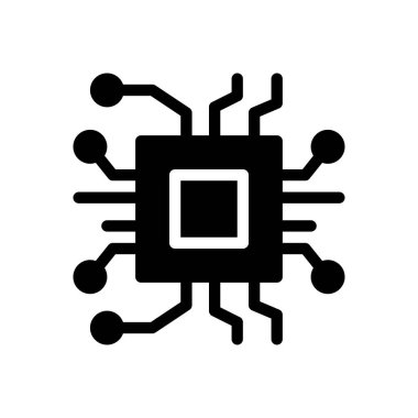Şeffaf bir arkaplan üzerinde çip vektör çizimi. Konsept ve grafik tasarımı için mükemmel kalite semboller..