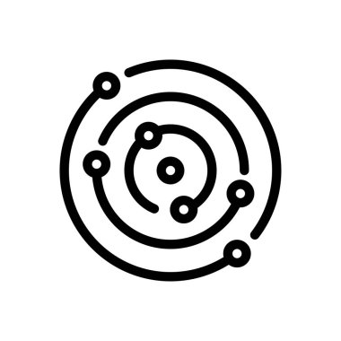 Saydam bir arkaplan üzerinde teknoloji vektör çizimi. Premium kalite sembolleri. Konsept ve grafik tasarım için ince çizgi simgesi.