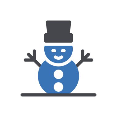 Şeffaf bir arkaplan üzerinde Kardan Adam vektör çizimi. Konsept ve grafik tasarımı için en iyi kalite semboller.. 