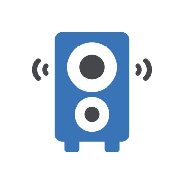 Şeffaf bir arkaplan üzerinde woofer vektör illüstrasyonu. Konsept ve grafik tasarımı için mükemmel kalite sembolleri.. 