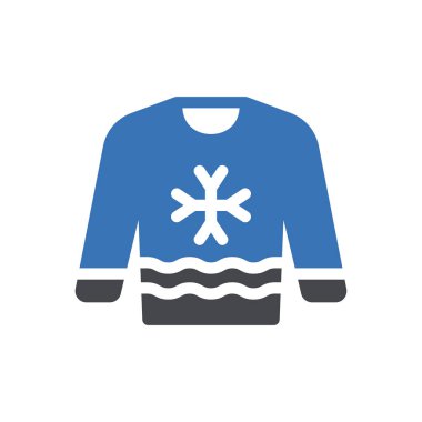 Saydam bir arkaplan üzerinde süveter vektör çizimi. Konsept ve grafik tasarım simgeleri için kaliteli semboller.. 