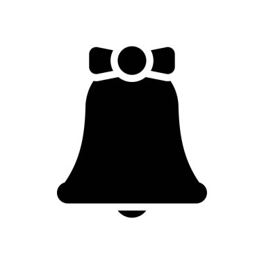 Şeffaf bir arkaplan üzerinde çan vektör illüstrasyonu. Konsept ve grafik tasarım için mükemmel kalite semboller.. 