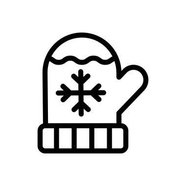 Şeffaf bir arkaplan üzerinde eldiven vektör çizimi. Premium kalite semboller. Konsept ve grafik tasarım için ince çizgi simgesi. 