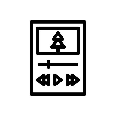 Şeffaf bir arkaplan üzerinde ses vektör çizimi. Premium kalite sembolleri. Konsept ve grafik tasarım için ince çizgi simgesi. 