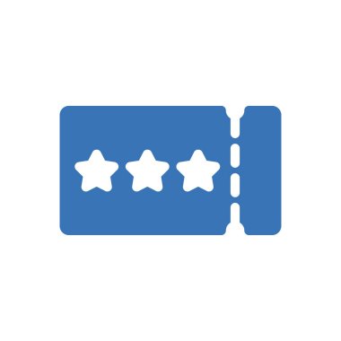 Şeffaf bir arkaplan üzerinde bilet vektör illüstrasyonu. Konsept ve grafik tasarımı için birinci sınıf kalite semboller.. 