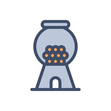 Şeffaf bir arkaplan üzerinde sirk vektör illüstrasyonu. Konsept ve grafik tasarımı için prim kalite simgeleri..