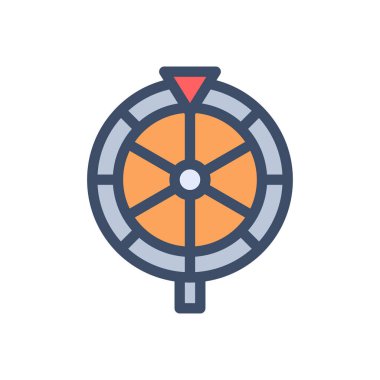 Şeffaf bir arkaplan üzerinde sirk vektör illüstrasyonu. Konsept ve grafik tasarımı için prim kalite simgeleri..