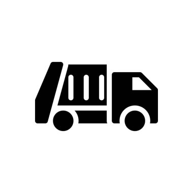 Şeffaf bir arkaplan üzerinde kamyon vektör çizimi. Konsept ve grafik tasarım için mükemmel kalite semboller..