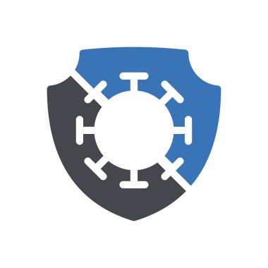 mikroplar, şeffaf bir arkaplanda vektör illüstrasyonunu korur. Konsept ve grafik tasarım için en iyi kalite semboller..