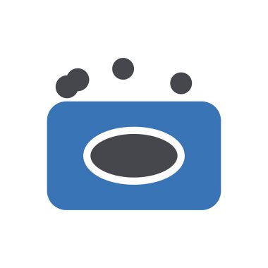  Şeffaf bir arkaplan üzerinde sabun vektör çizimi. Konsept ve grafik tasarım için özel kalite semboller.. 