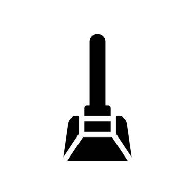 Şeffaf bir arkaplanda toz pan çizimi. Premium kalite semboller. Konsept ve grafik tasarım için simgeler.