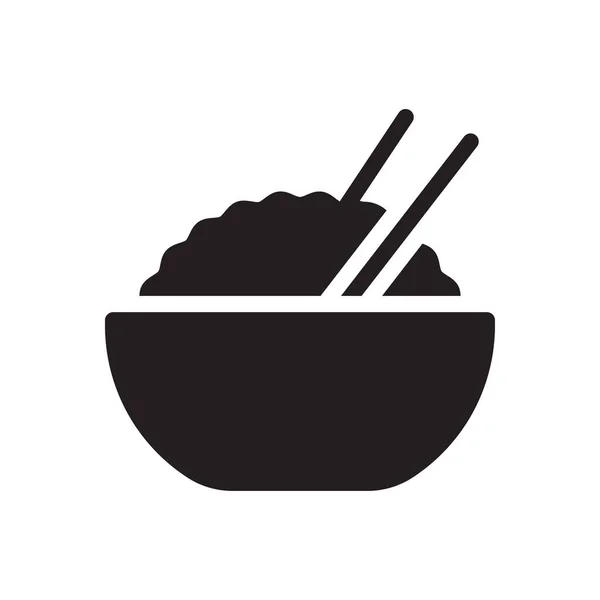 Rice Vector Illustration Transparent Background Premium Quality Symbols Glyphs Icon — 스톡 벡터