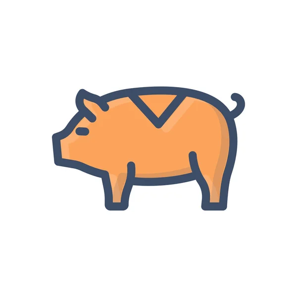 Animal Vector Illustration Transparent Background Premium Quality Symbols Stroke Icon — Stockvektor