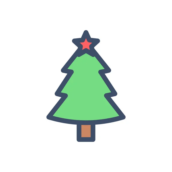 Christmas Vector Illustration Transparent Background Premium Quality Symbols Stroke Icon — 스톡 벡터