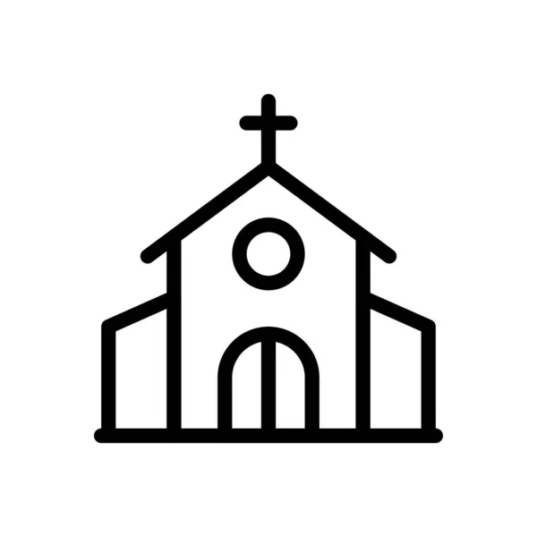 church vector illustration on a transparent background.Premium quality symbols.Thin line icon for concept and graphic design. 