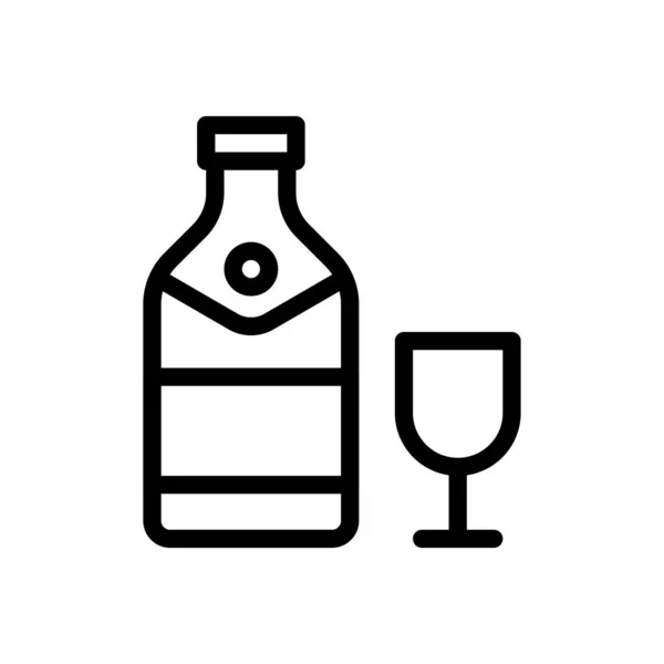 Ilustración Del Vector Vino Sobre Fondo Transparente Símbolos Calidad Premium — Vector de stock