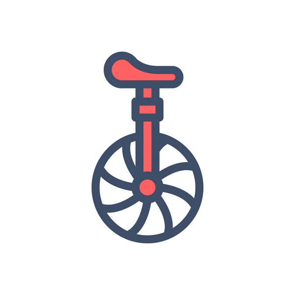 Monocycle Vektor Illustration Auf Transparentem Hintergrund Hochwertige Symbole Schlagsymbol Für — Stockvektor