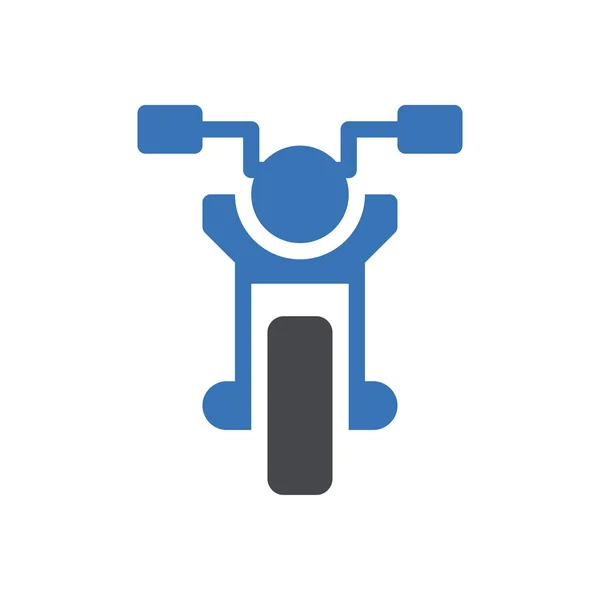 Motorrad Vektor Illustration Auf Transparentem Hintergrund Hochwertige Symbole Glyphen Symbol — Stockvektor