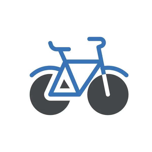 Bicycle Vector Illustration Transparent Background Premium Quality Symbols Glyphs Icon — Archivo Imágenes Vectoriales